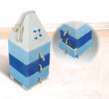 Blue and White Buoy Three-Drawer Organizer - view 1
