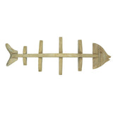 Wooden Fish Skeleton Wall Shelf - view 1