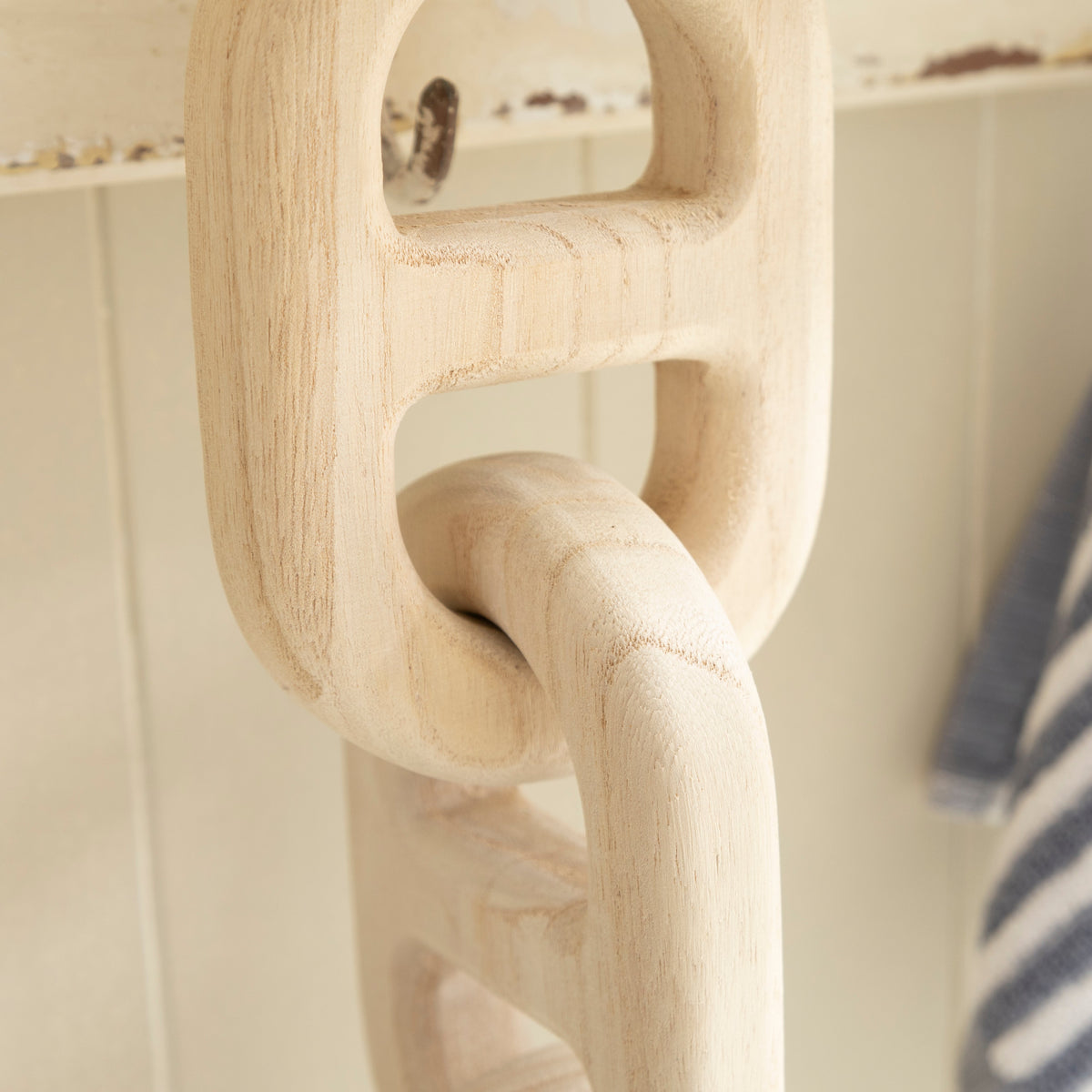 Pale Wooden Decorative Chain - view 2