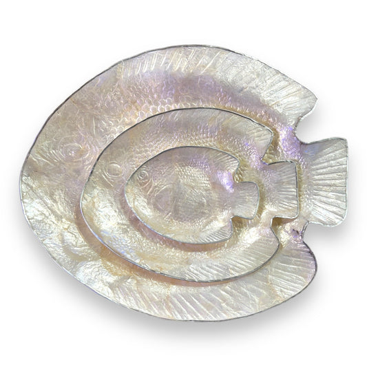 White Shell Fish Display Dish - view 1