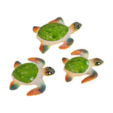 Green Mosaic Turtle Wall Trio - view 1