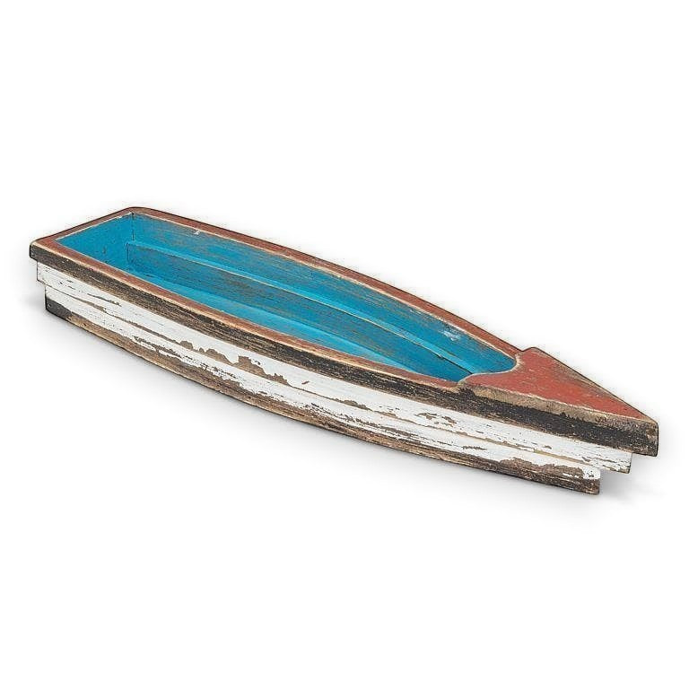 Weathered Blue Boat Display Tray - view 4