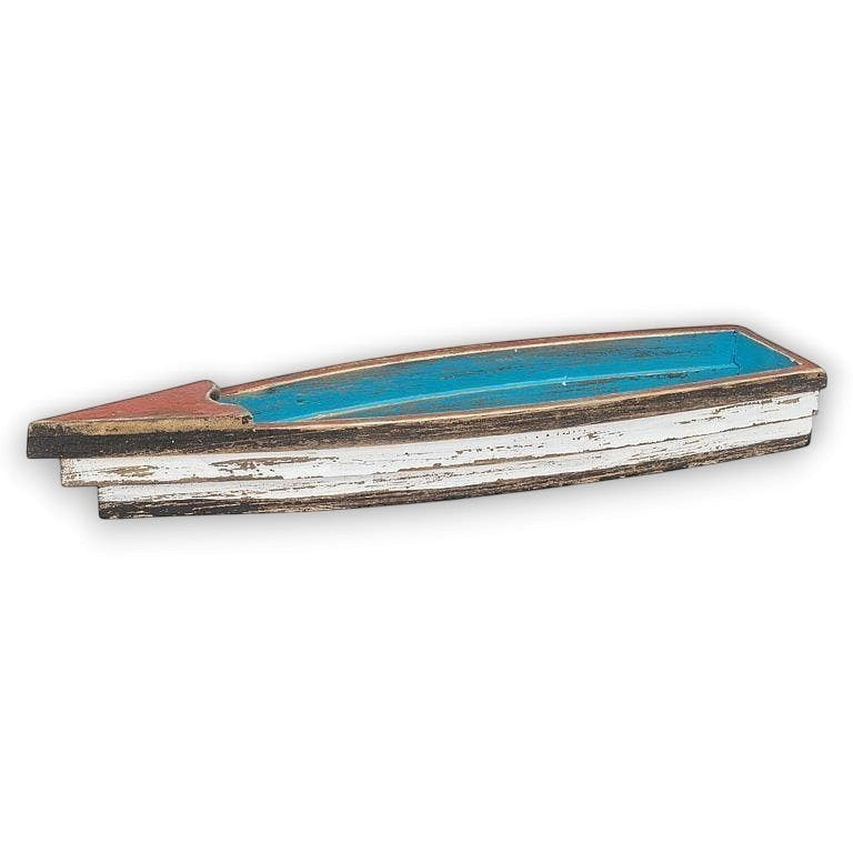 Weathered Blue Boat Display Tray - view 2